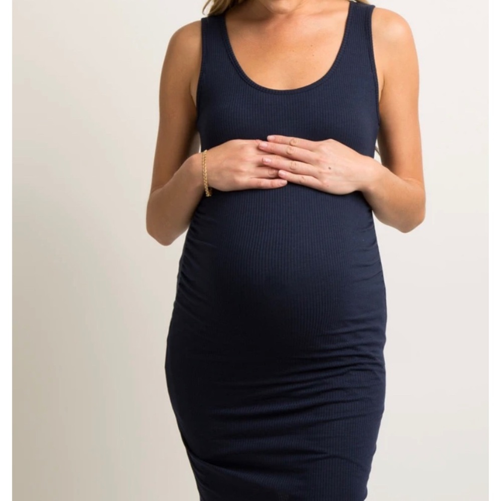 Pink blush maternity dress NEW